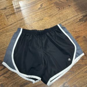 Black athletic shorts